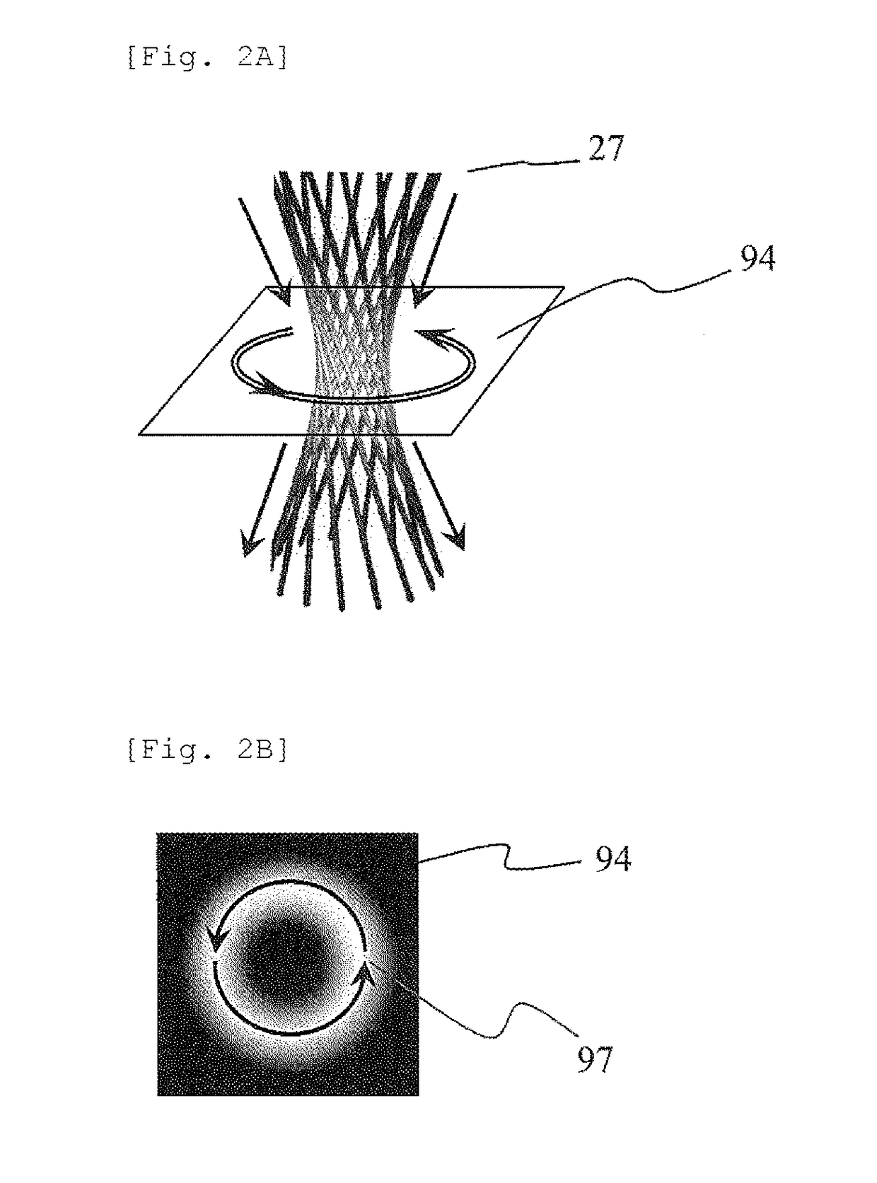 Charged particle beam device, optical device, irradiation method, diffraction grating system, and diffraction grating
