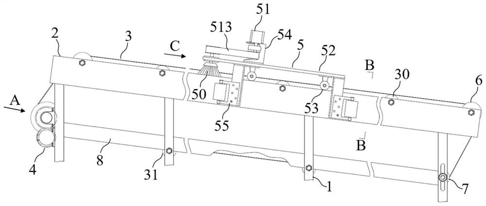 A kind of inspection device and inspection method based on belt drive