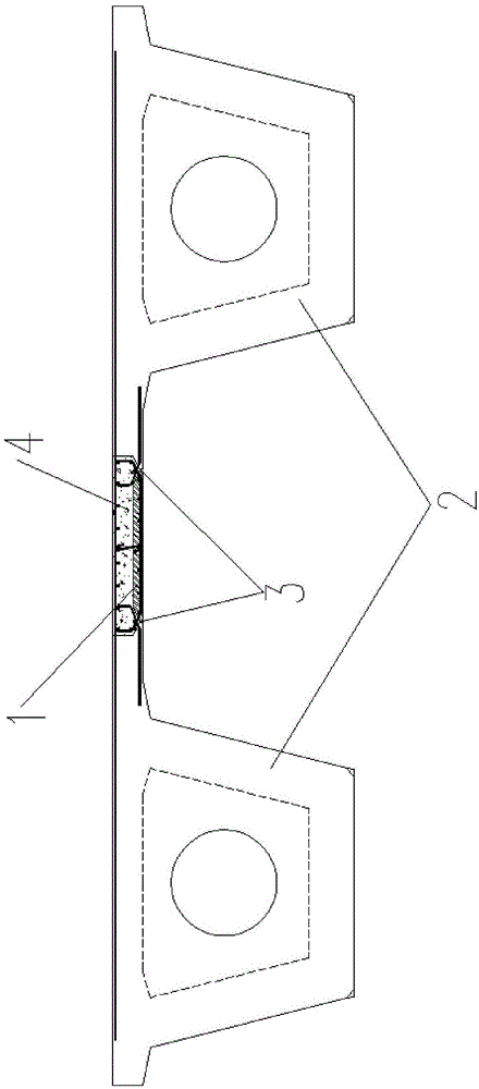 Wet joint connection structure for fully prefabricated bridges