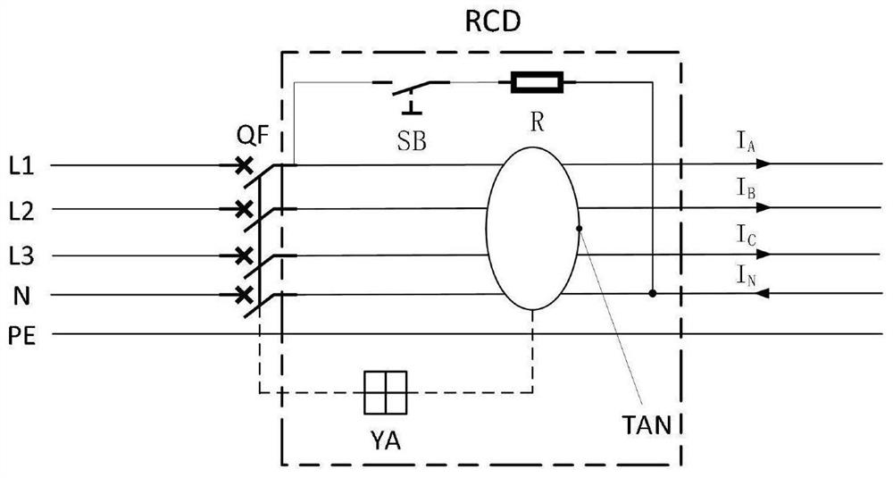 Safety protection method for electric vehicle charging facility