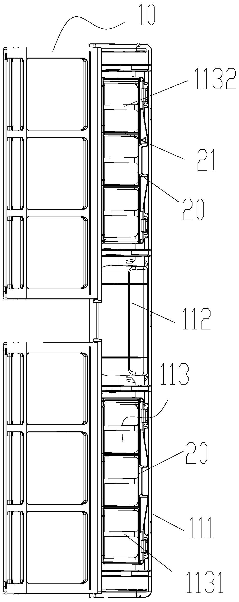 Filtering assembly, air inlet device and air conditioner indoor unit