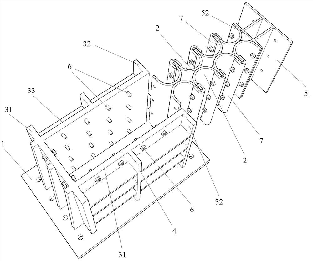 A metal energy consumption limit and anti-drop beam device for bridges