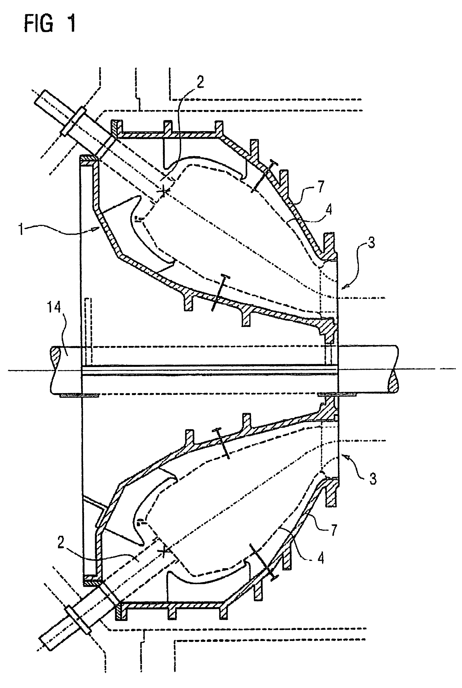 Combustion chamber for combusting a combustible fluid mixture