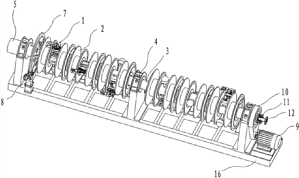 Concentric type wire-stranding machine