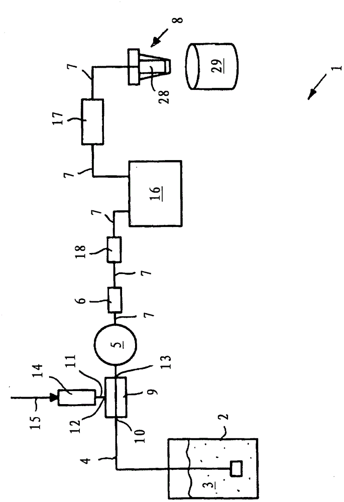 Equipment for foaming liquids