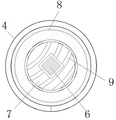 Water storage type self-adjusting energy-saving irrigation device for highway greening isolation belts