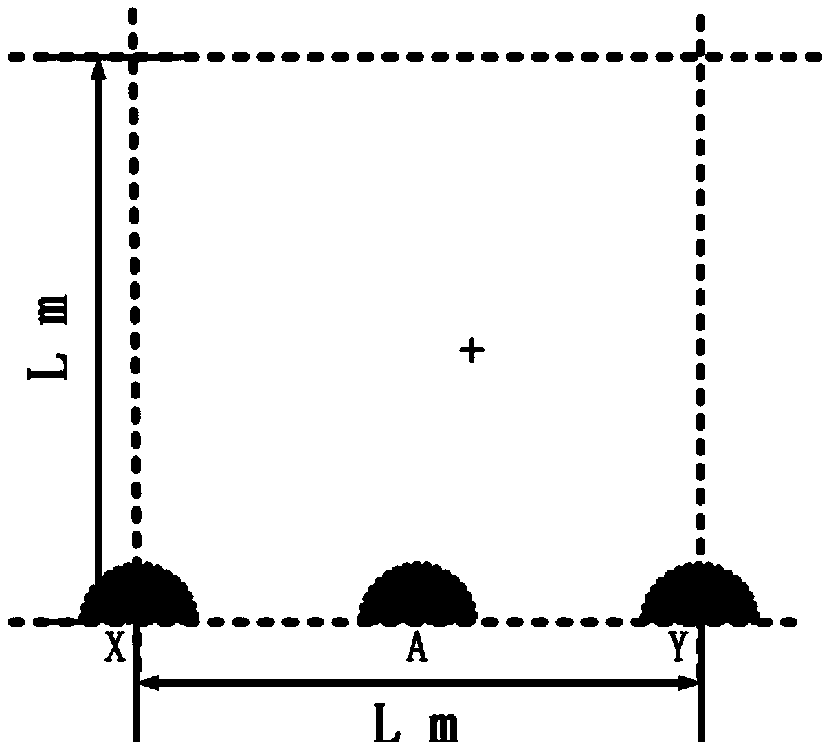 Passive type moving target locating method on the basis of Doppler frequency shift