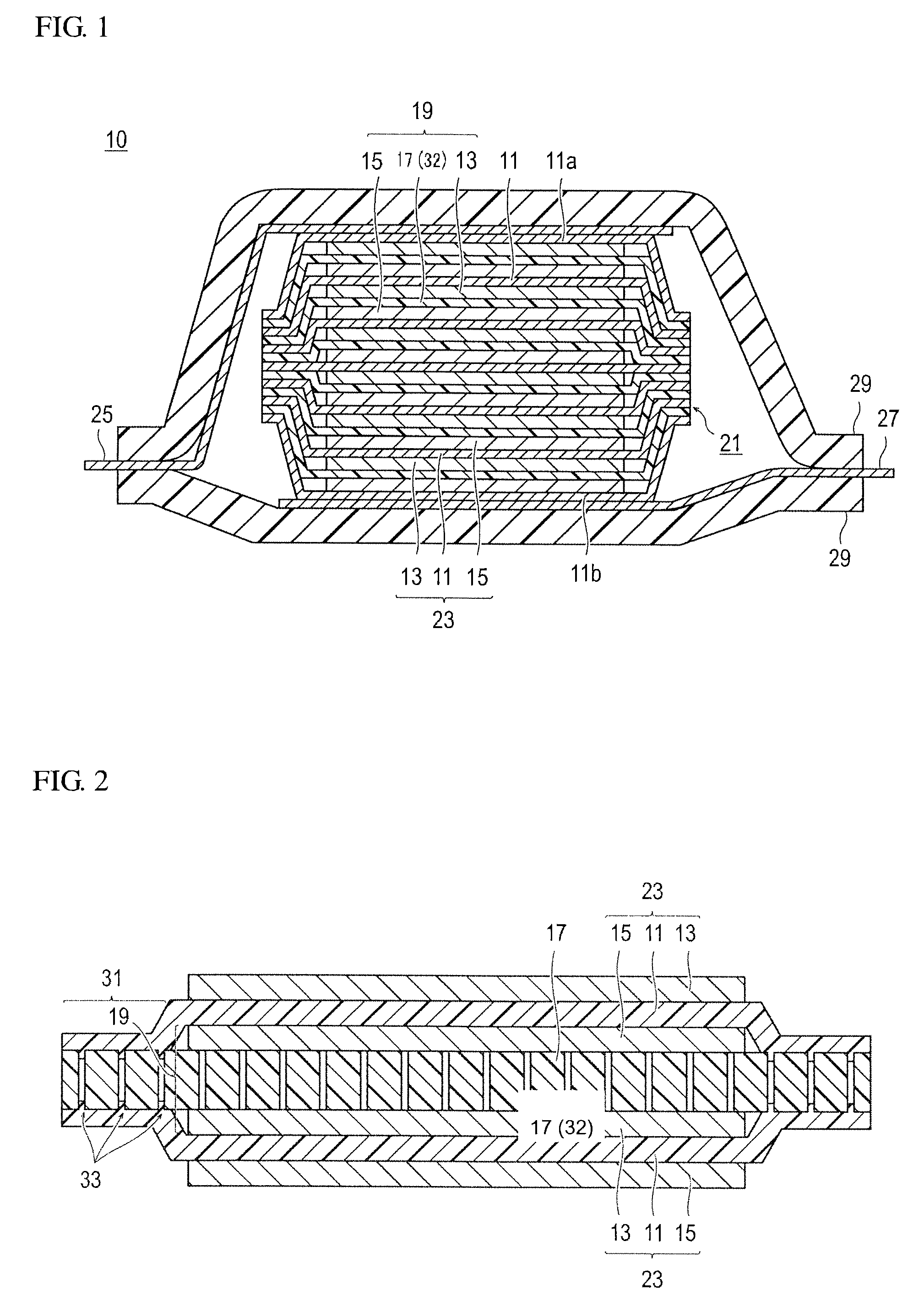 Bipolar secondary battery and method for producing the same