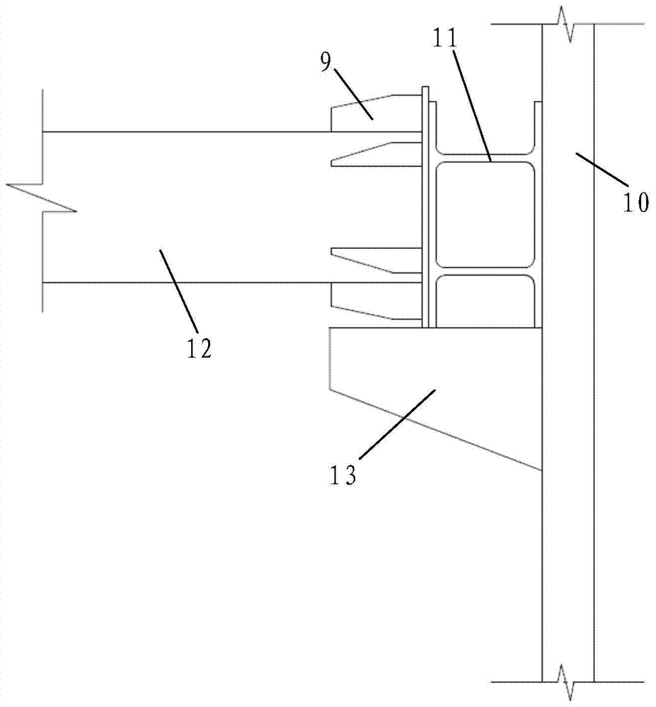 Pit-in-pit supporting structure and construction method of local flow-plastic muddy soil