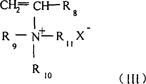 Cation acrylamide copolymer water-in-water emulsion and its preparation method
