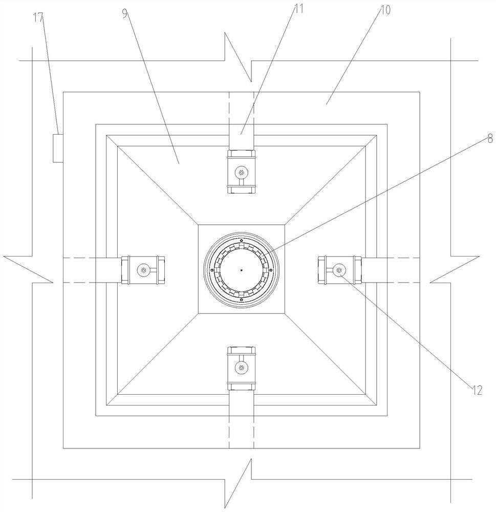 A kind of drainage method based on siphon roof drainage structure