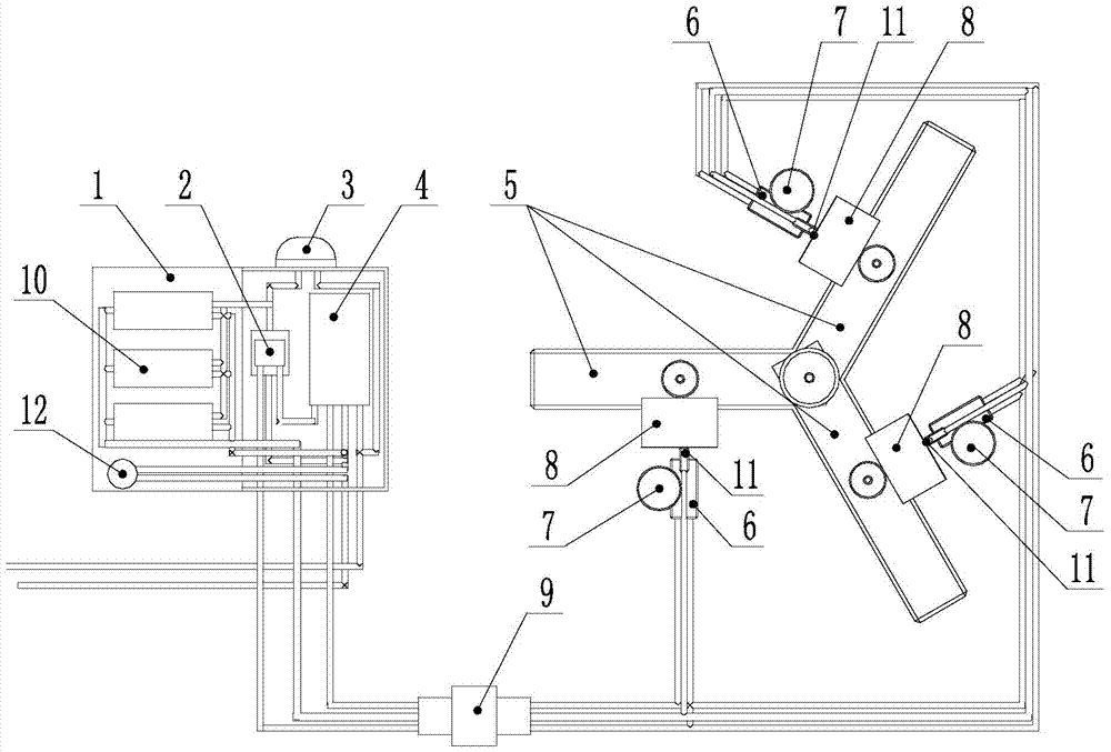 An automatic detection system for mold hot runner glue leakage