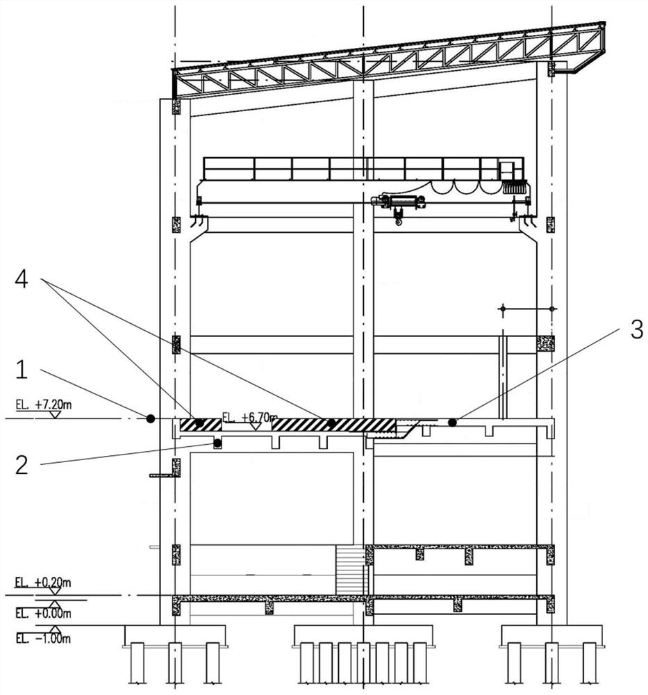 230 kilovolt GIS building with optimized structure design