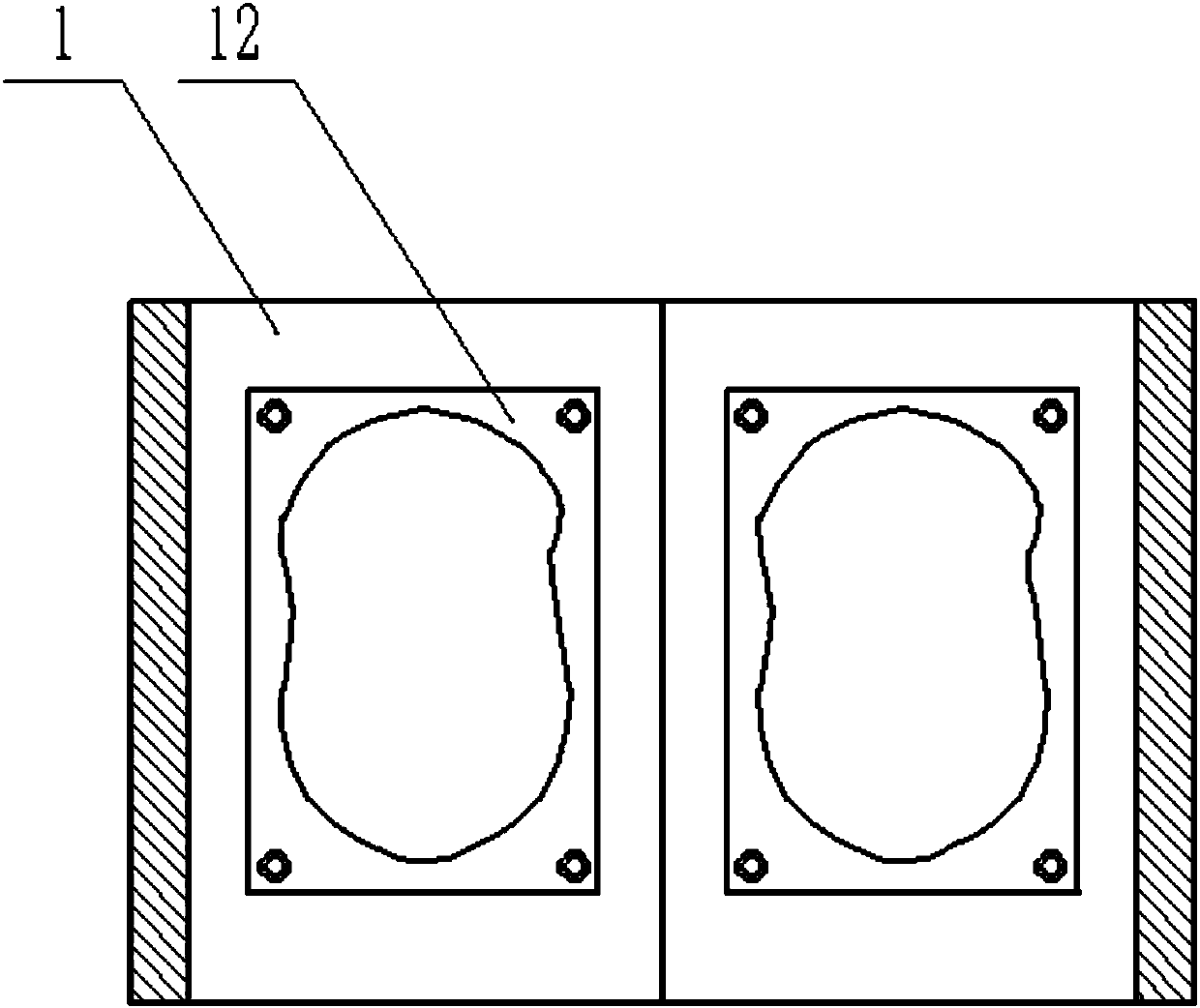 Device for testing service life of mouse wheel