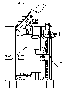 Two-channel vertical type edge curling machine