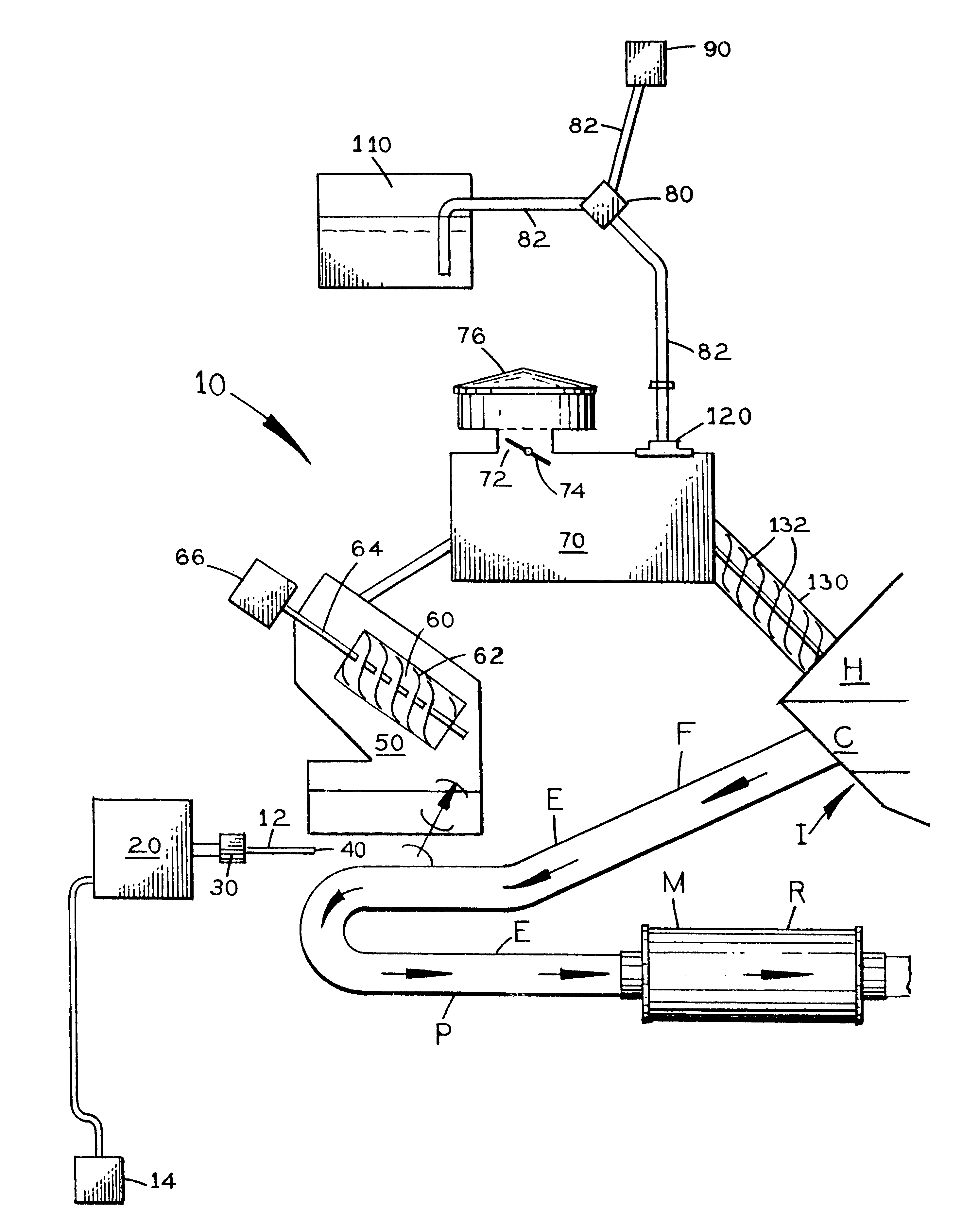 Fuel vaporizing and mixing system and method