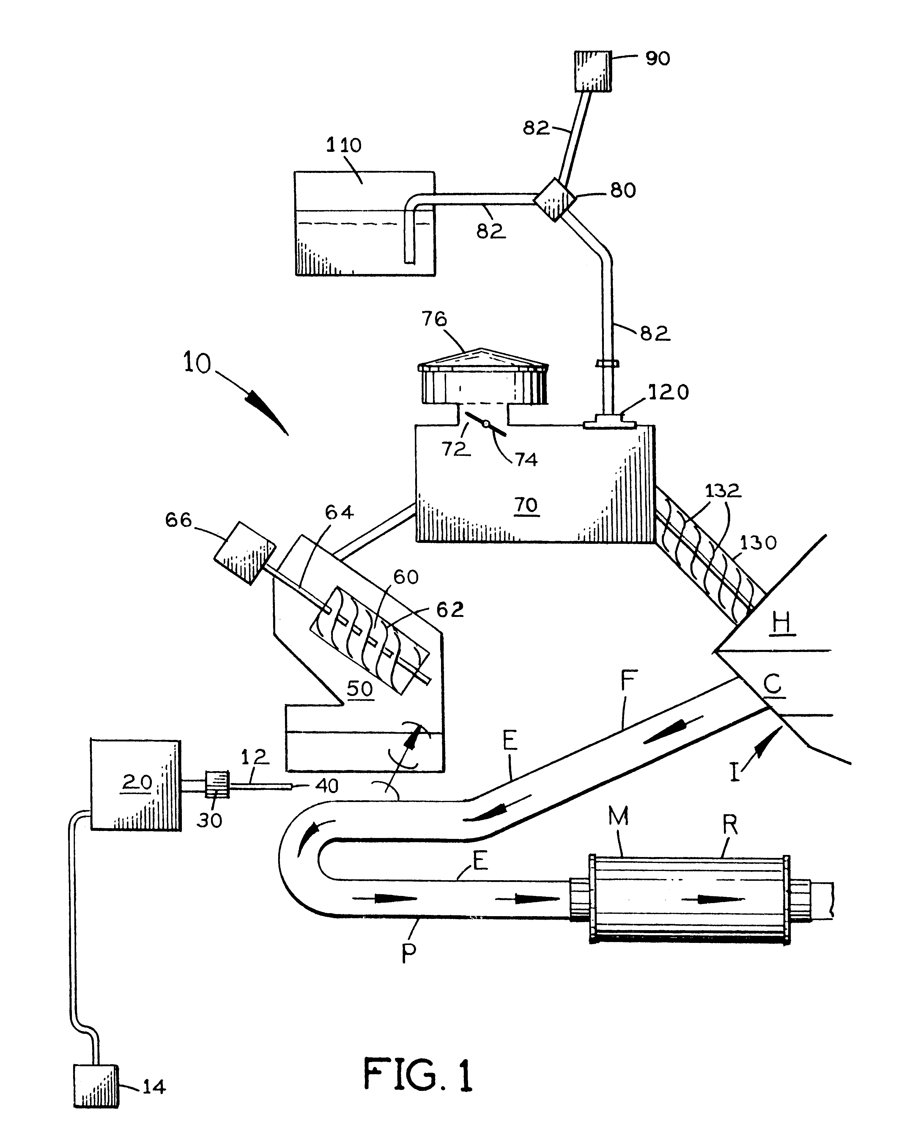 Fuel vaporizing and mixing system and method