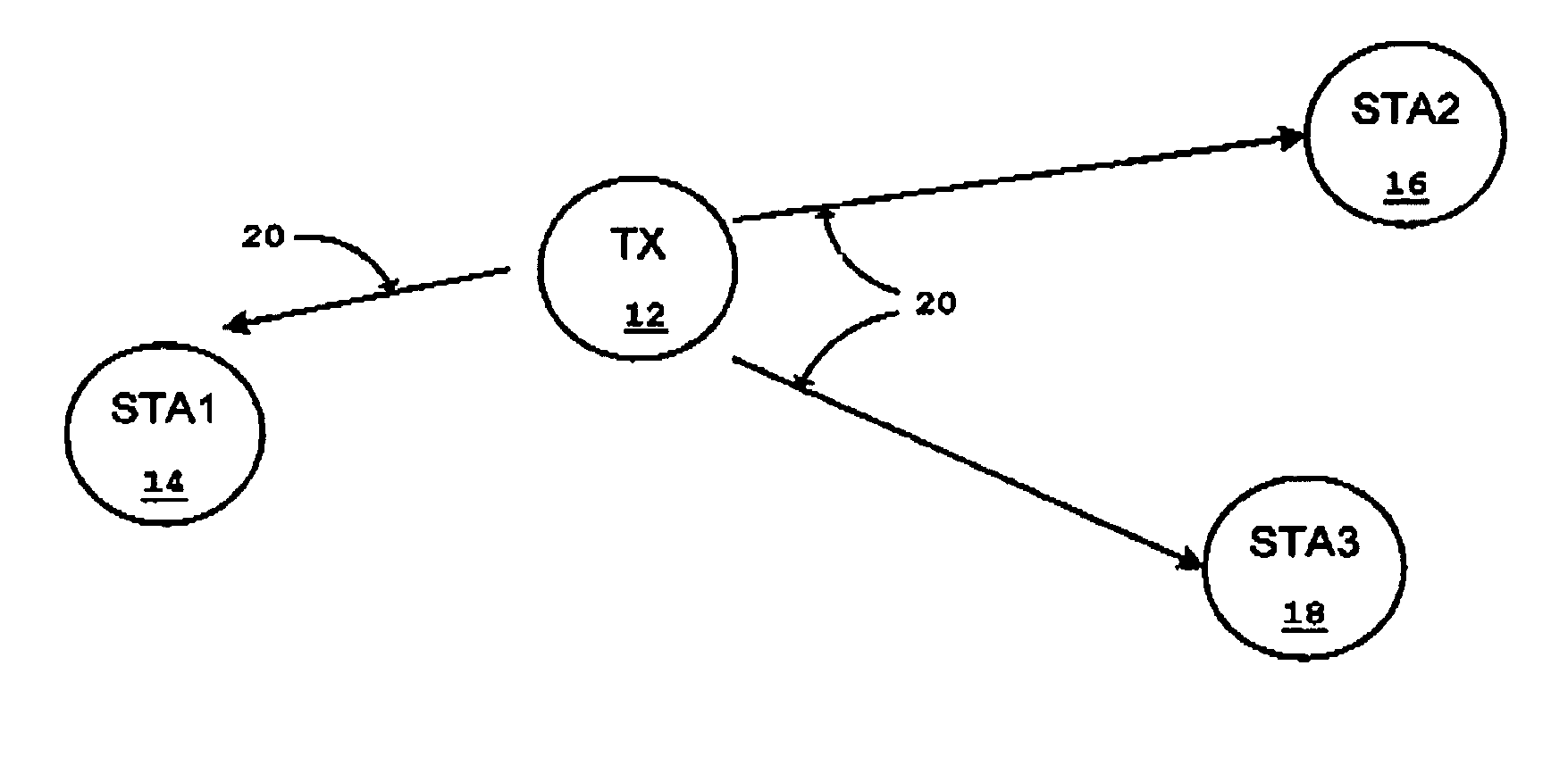 Method for multicast delivery with designated acknowledgment