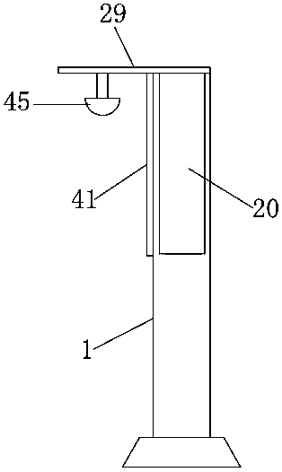Advertising system based on Internet of Things and working method thereof