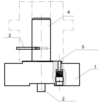 Milling device for machining nut