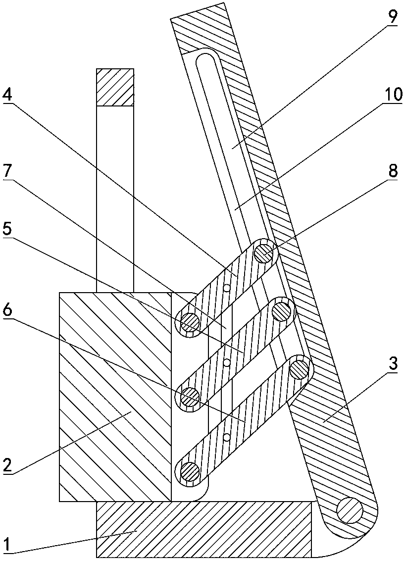 An inclined surface laminating mechanism and a concrete box girder spreader