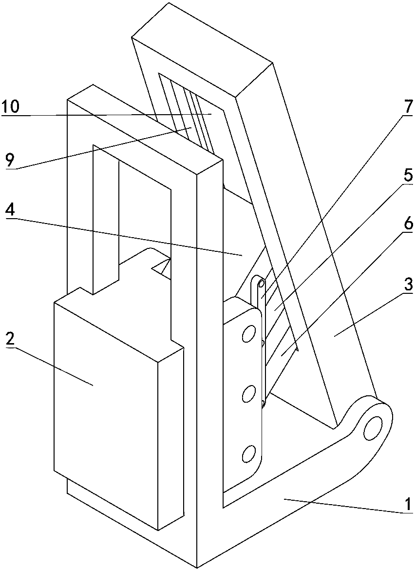 An inclined surface laminating mechanism and a concrete box girder spreader