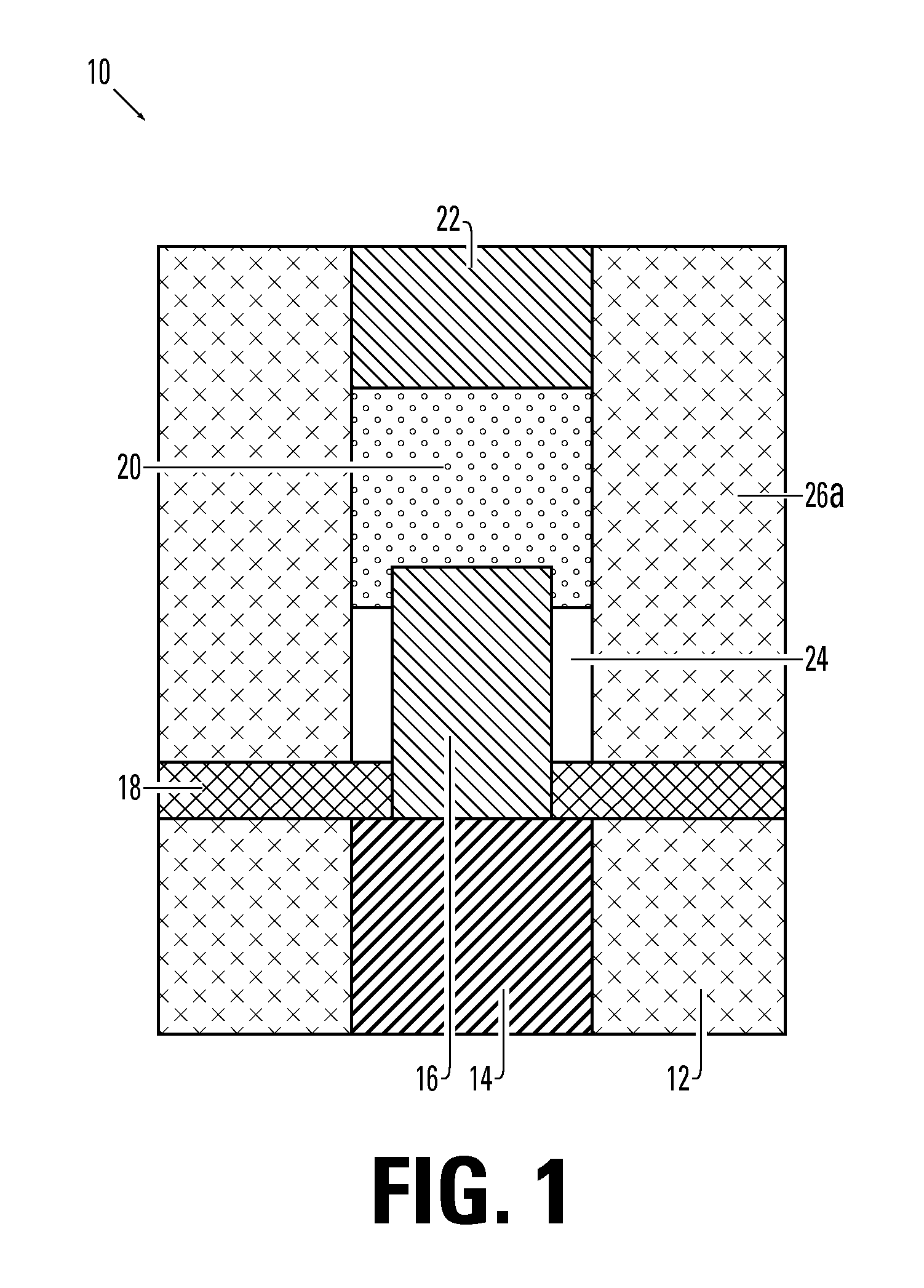 Vacuum jacketed electrode for phase change memory element