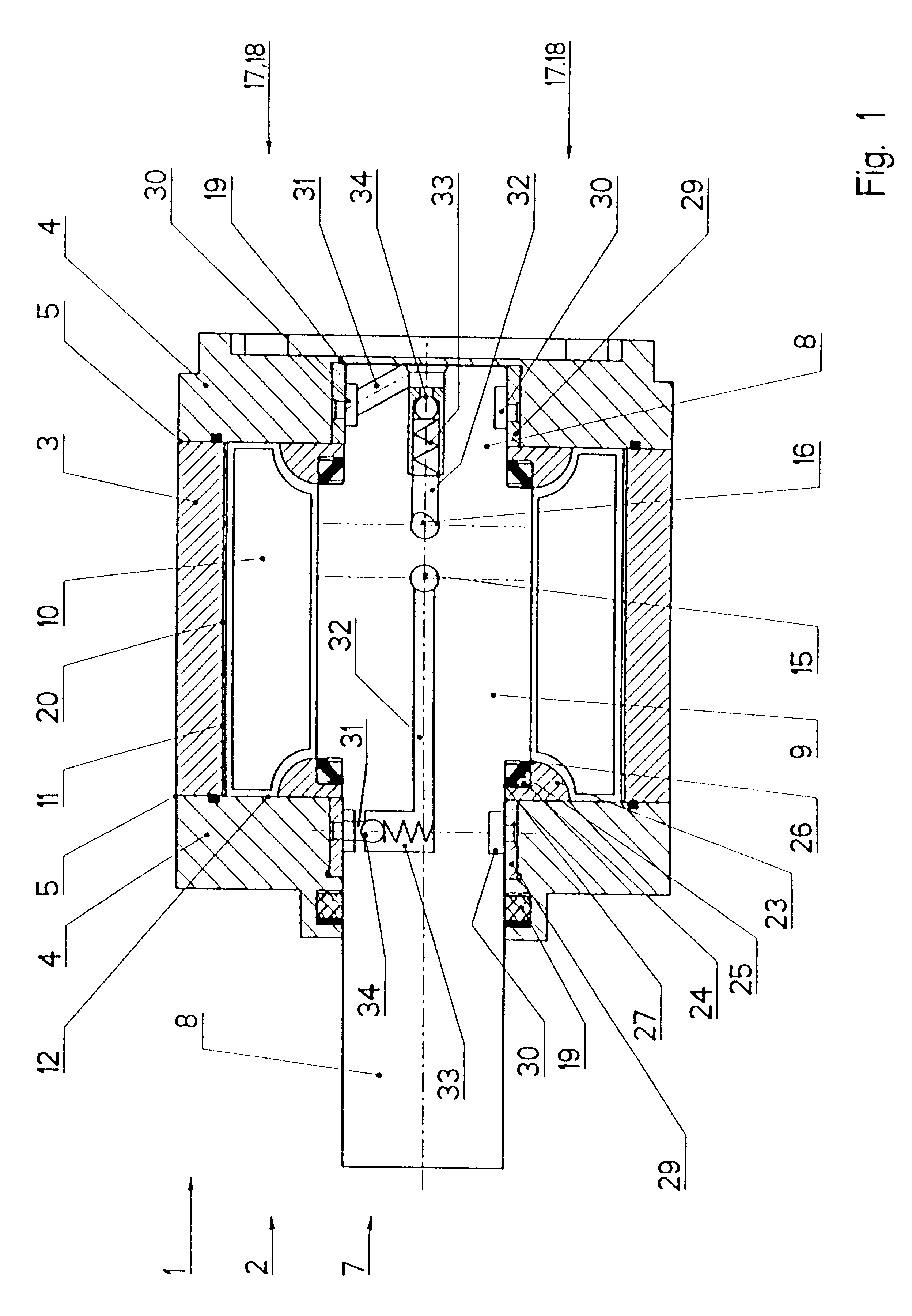 Radial oscillating motor