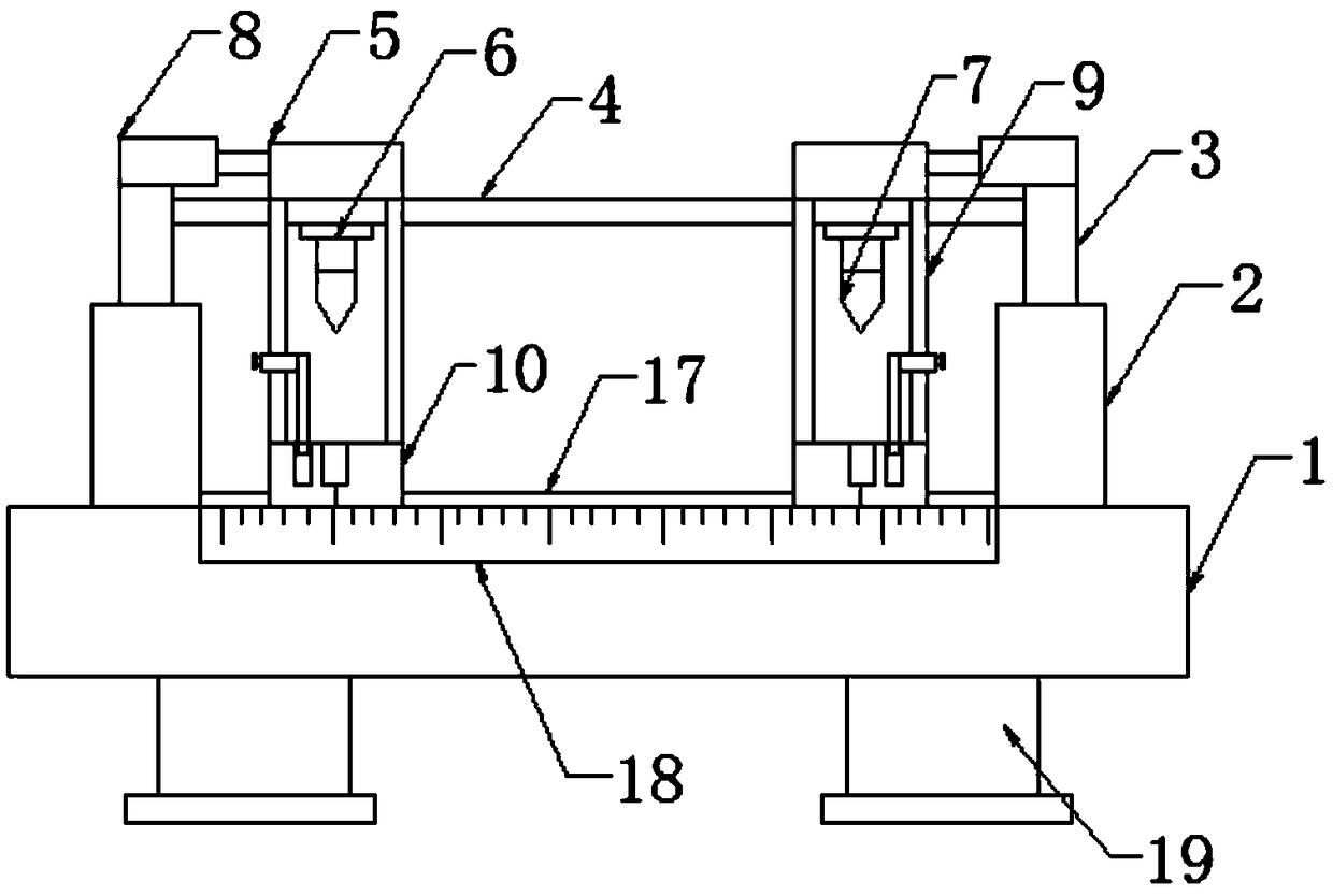 Data line fixed-length cutting device