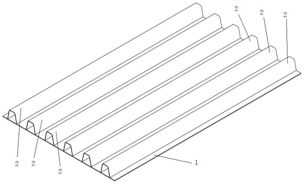 Steel plate clamping device for U rib plate unit welding and welding equipment