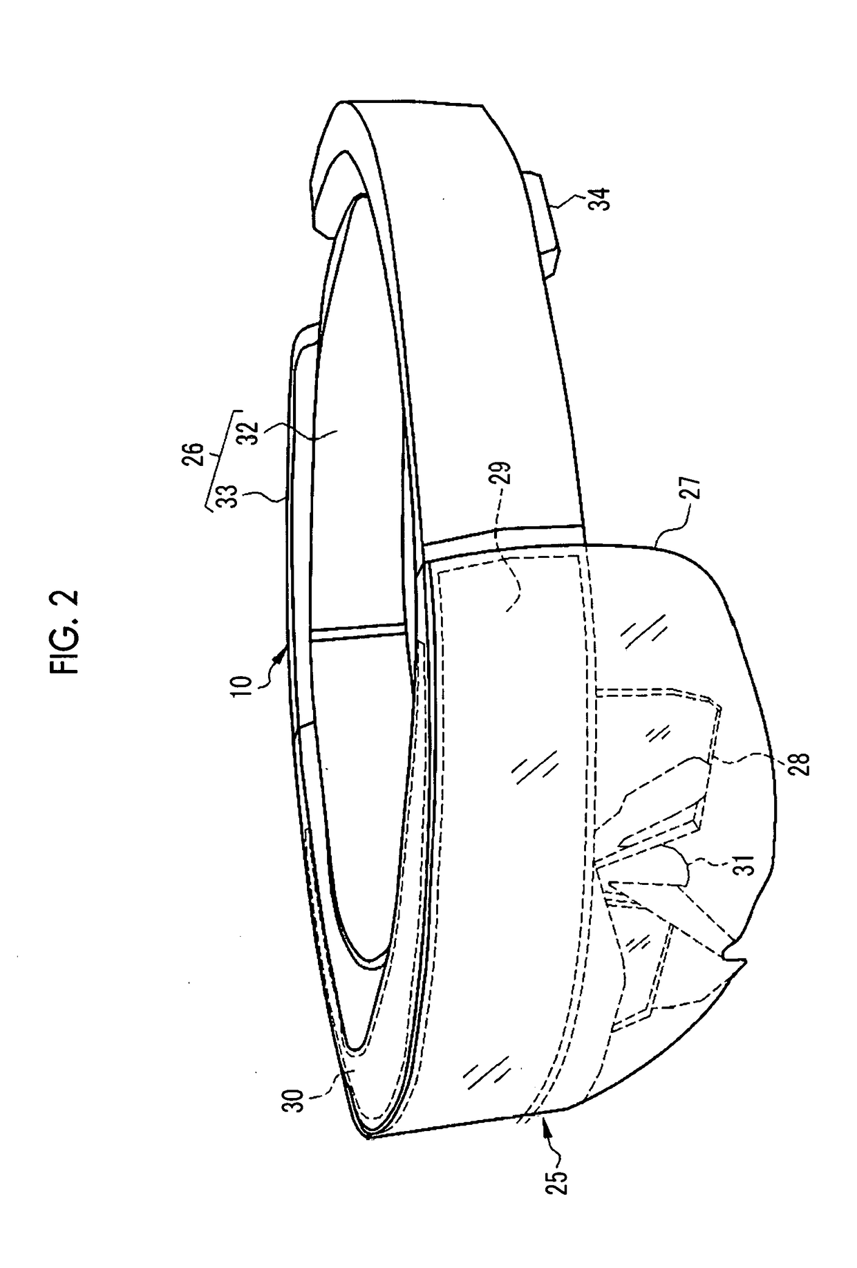 Control device of head mounted display, operation method and operation program thereof, and image display system