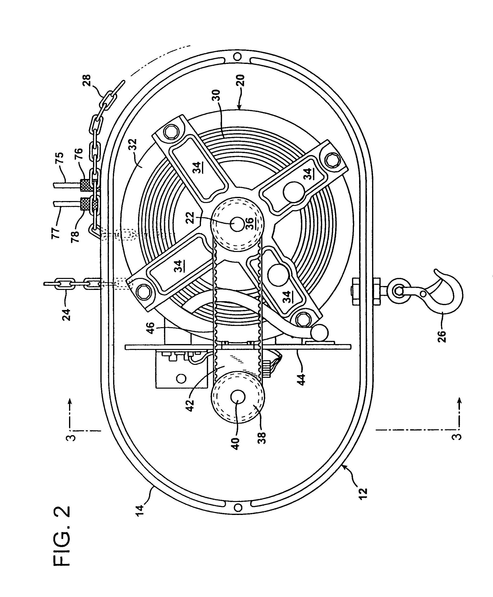 Chain motor drive controller