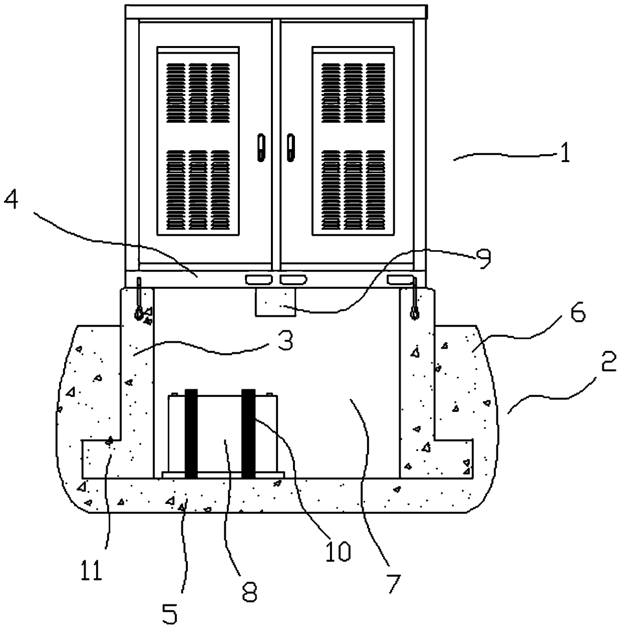 An outdoor integrated base station