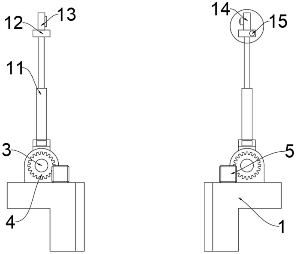 Quick positioning device for bridge cantilever