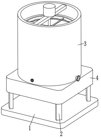 A desulfurization and denitrification waste liquid degradation treatment device