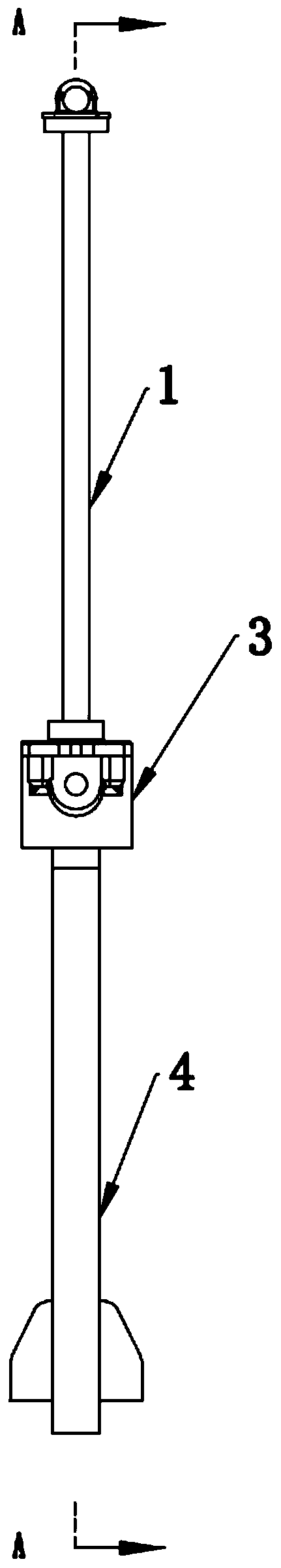 Photovoltaic support angle adjusting structure