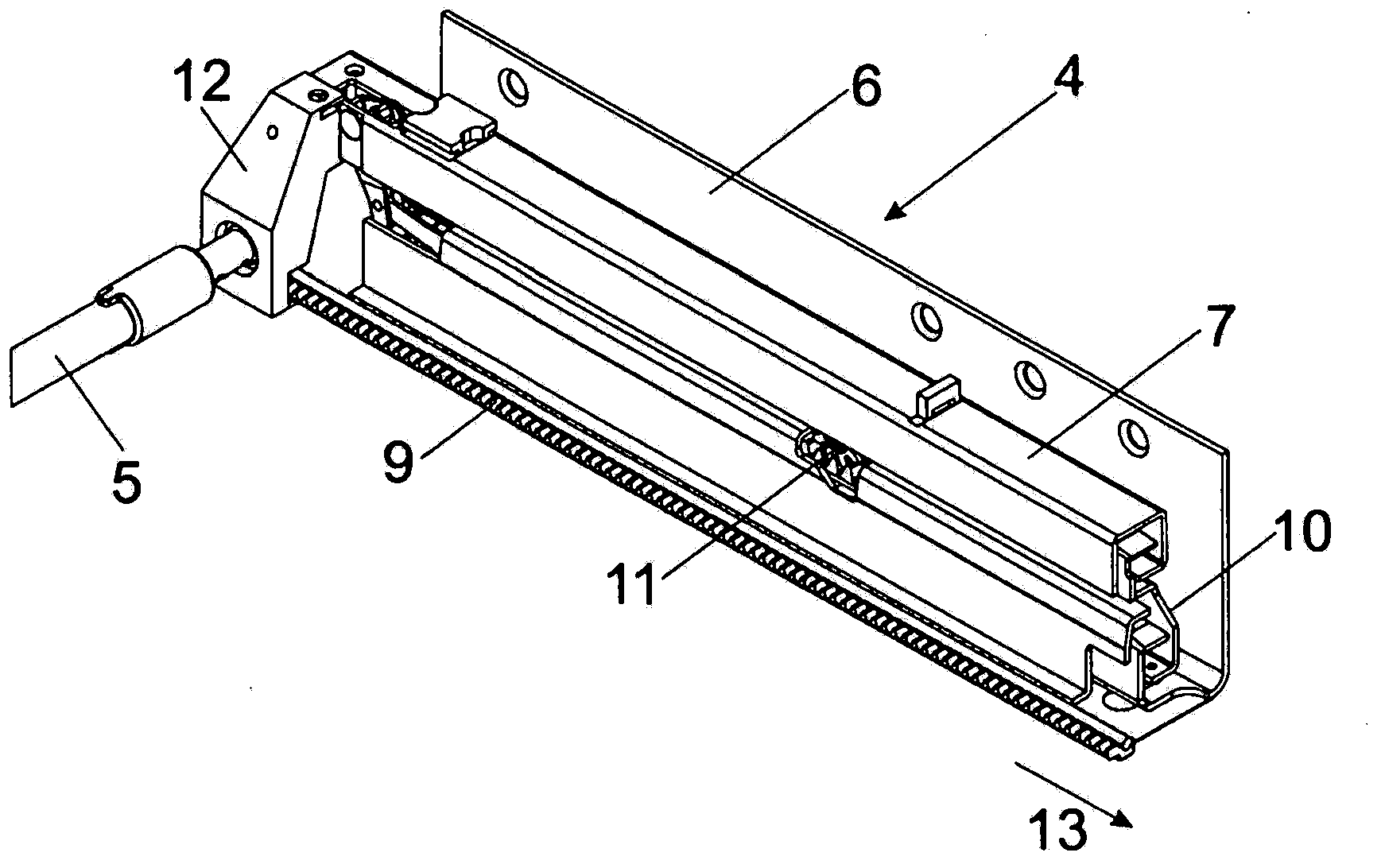 Rail system for drawers