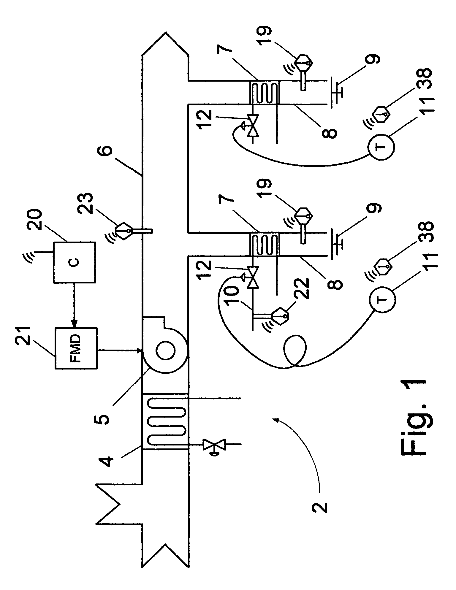 Method and apparatus for converting constant-volume supply fans to variable flow operation