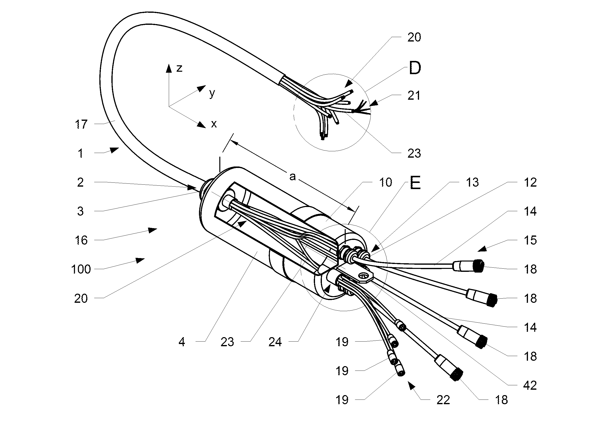 Environmentally sealed cable breakout assemblies