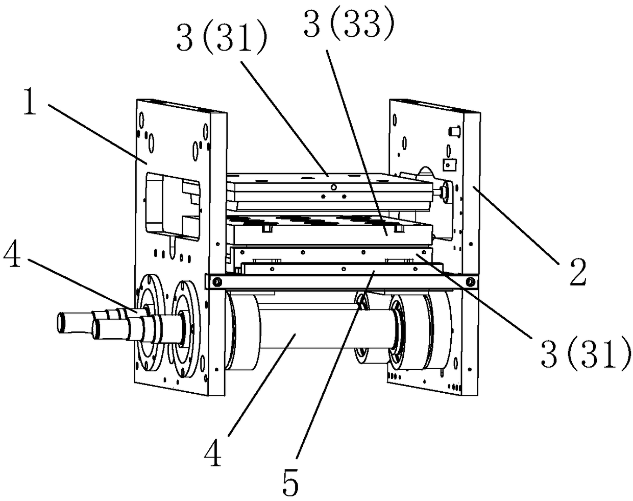 Full-automatic flat knife die cutting device