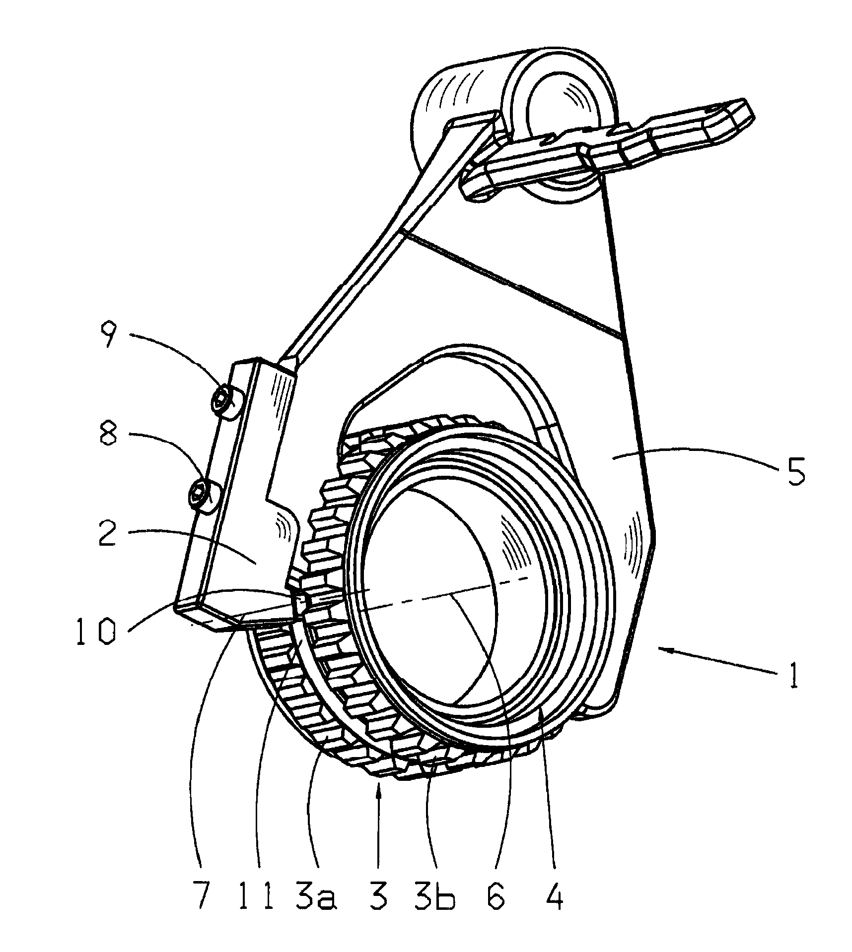 Device for determining the rotational speed of a transmission shaft