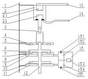 High-speed vacuum circuit breaker based on eddy current drive