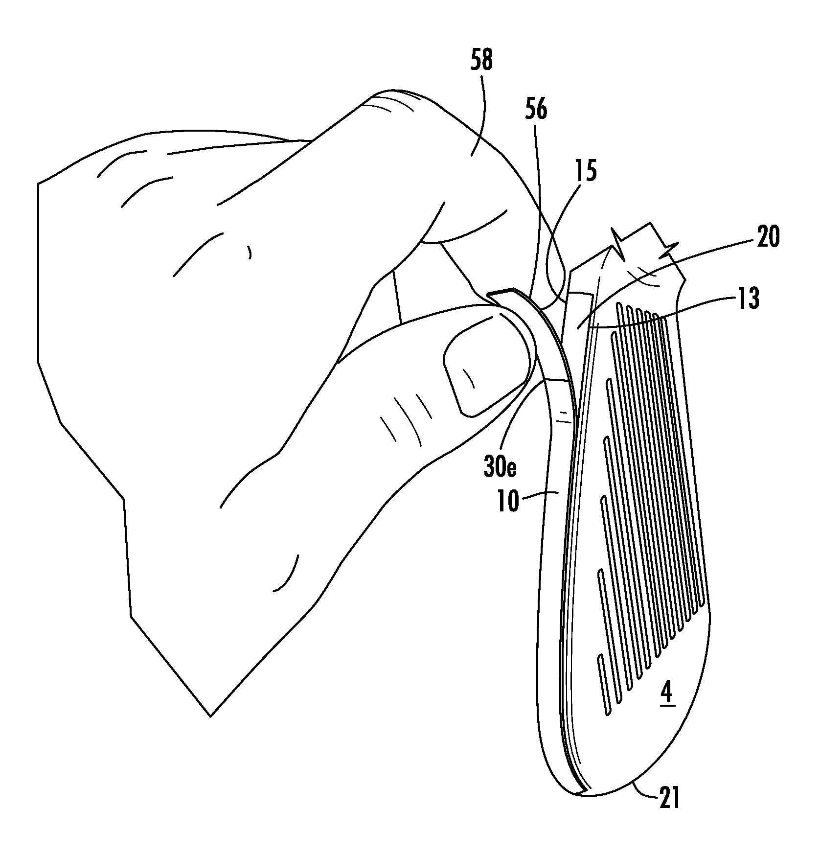 Golf iron top cover and alignment means