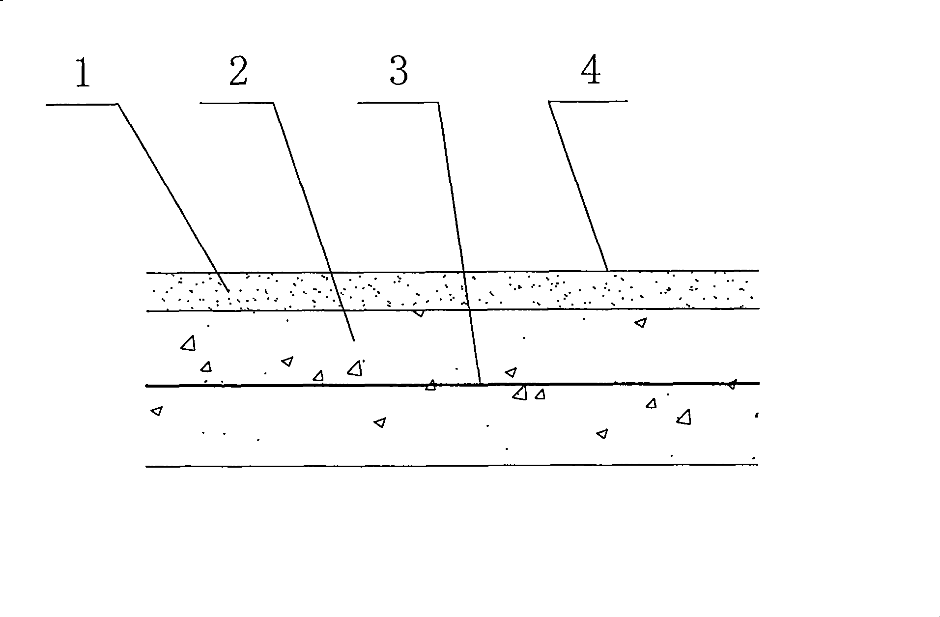 Simulation stone facing concrete element and method for producing the same