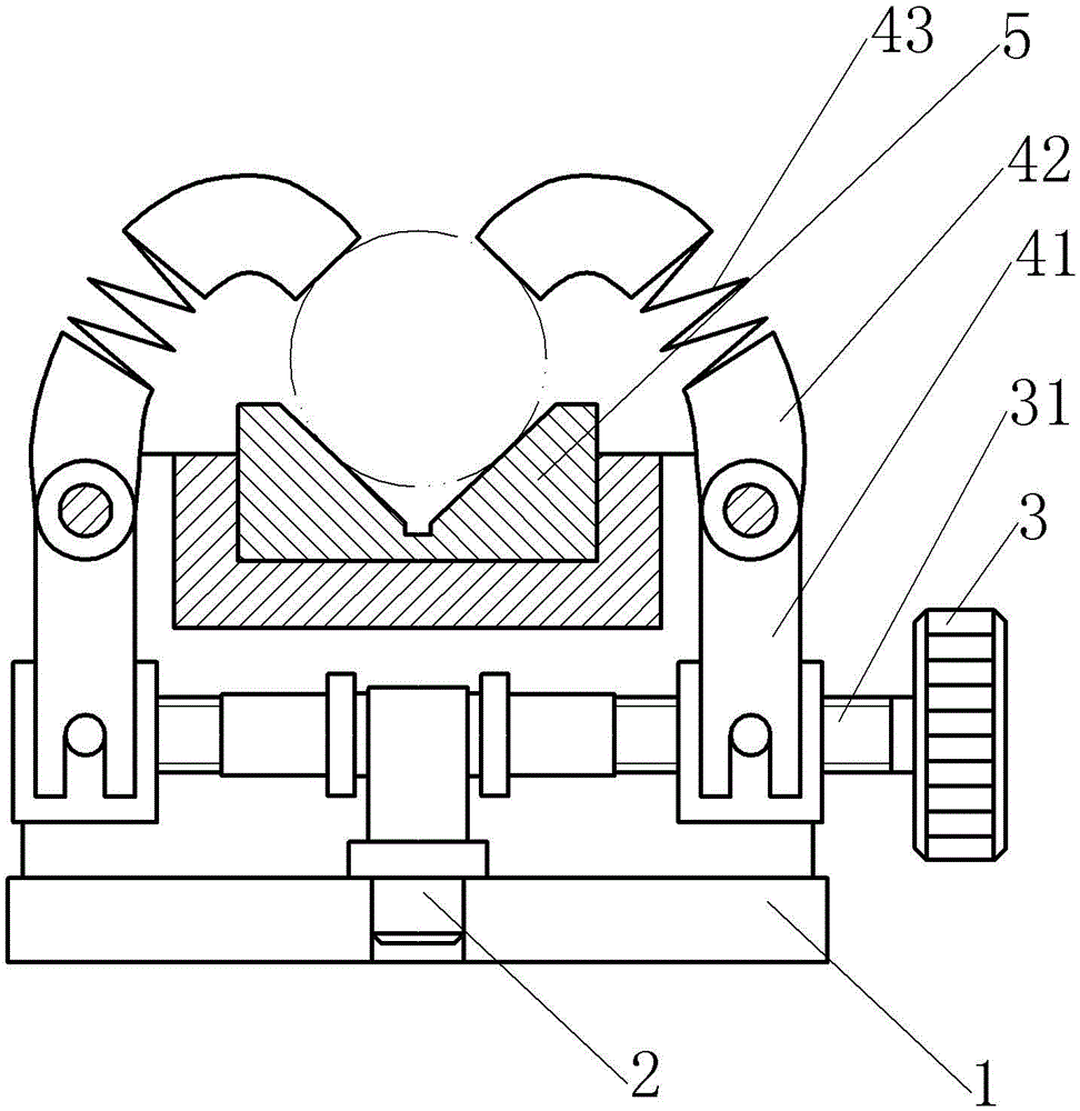 Clamping device for spring type accessory machining
