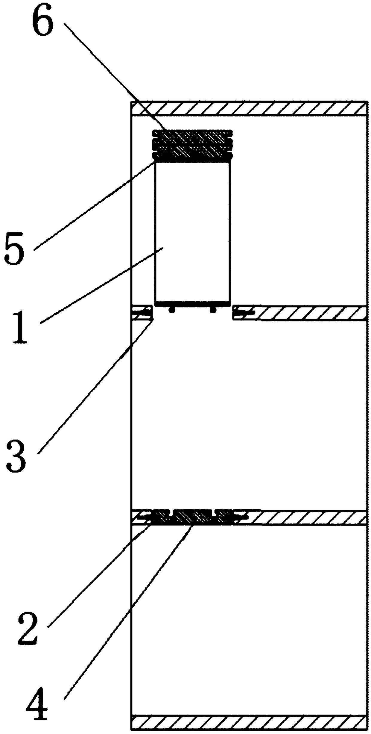 Elevator landing floor hole filling system and method thereof