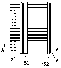 Heat exchanger assembly capable of automatically controlling heating power of left tube box and right tube box