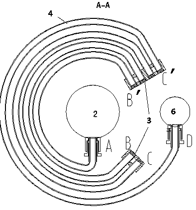 Heat exchanger assembly capable of automatically controlling heating power of left tube box and right tube box