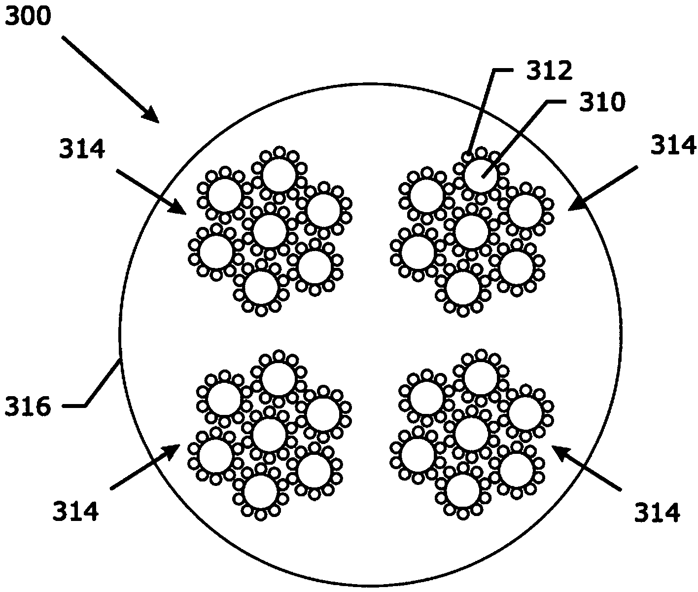 Vehicle seat heating element comprising a heating cable with metallic filaments