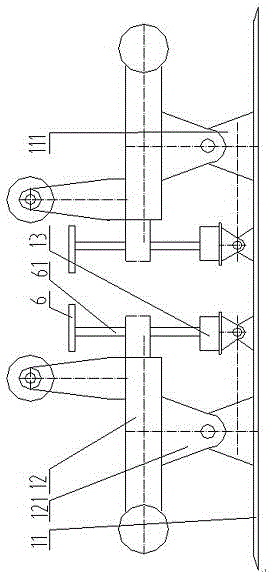 Double-plate pay-off rack with mechanical arm sterilizing system